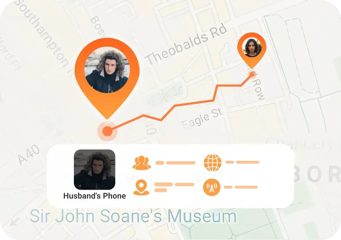 find iphone from android