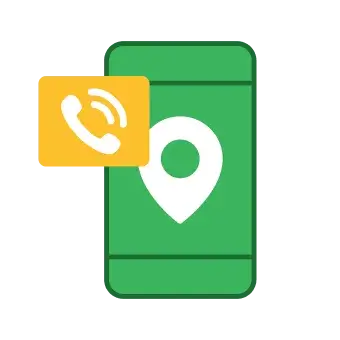 ícone de informação de localização