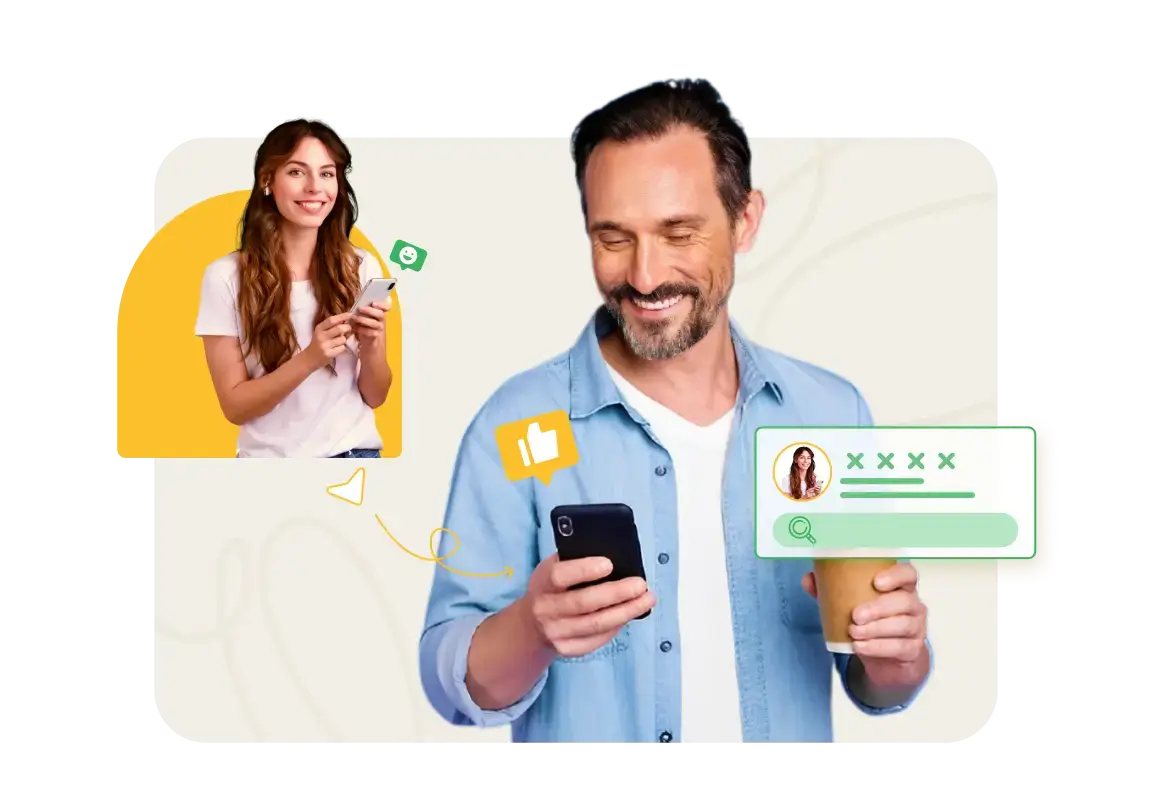 search account by phone number