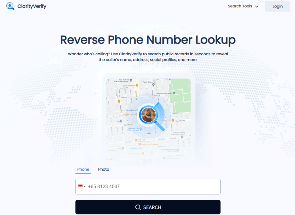 clarityverify homepage