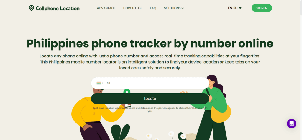 cellphone location
