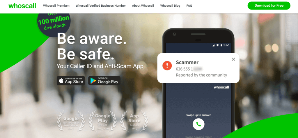 whoscall app