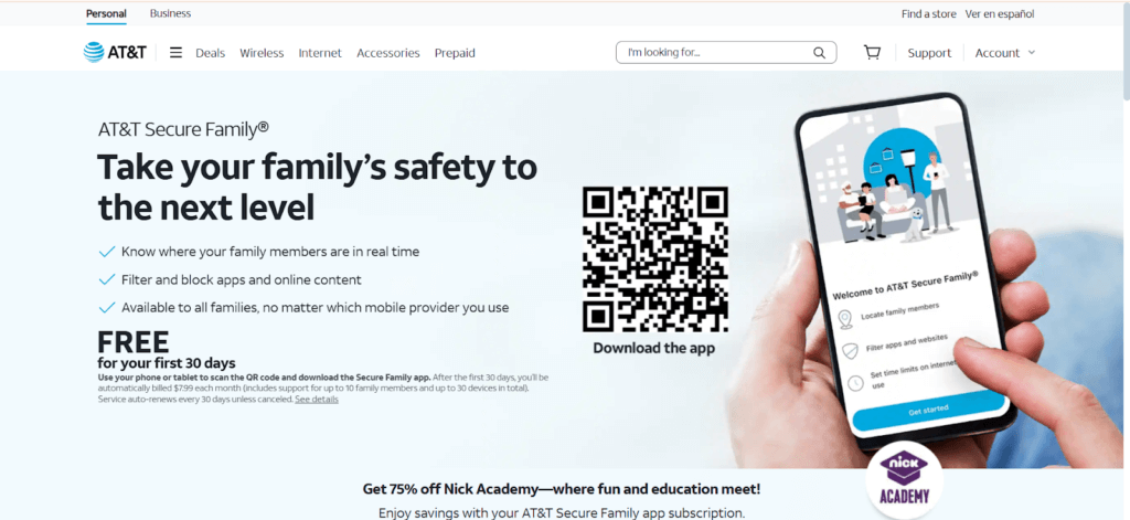 att secure family